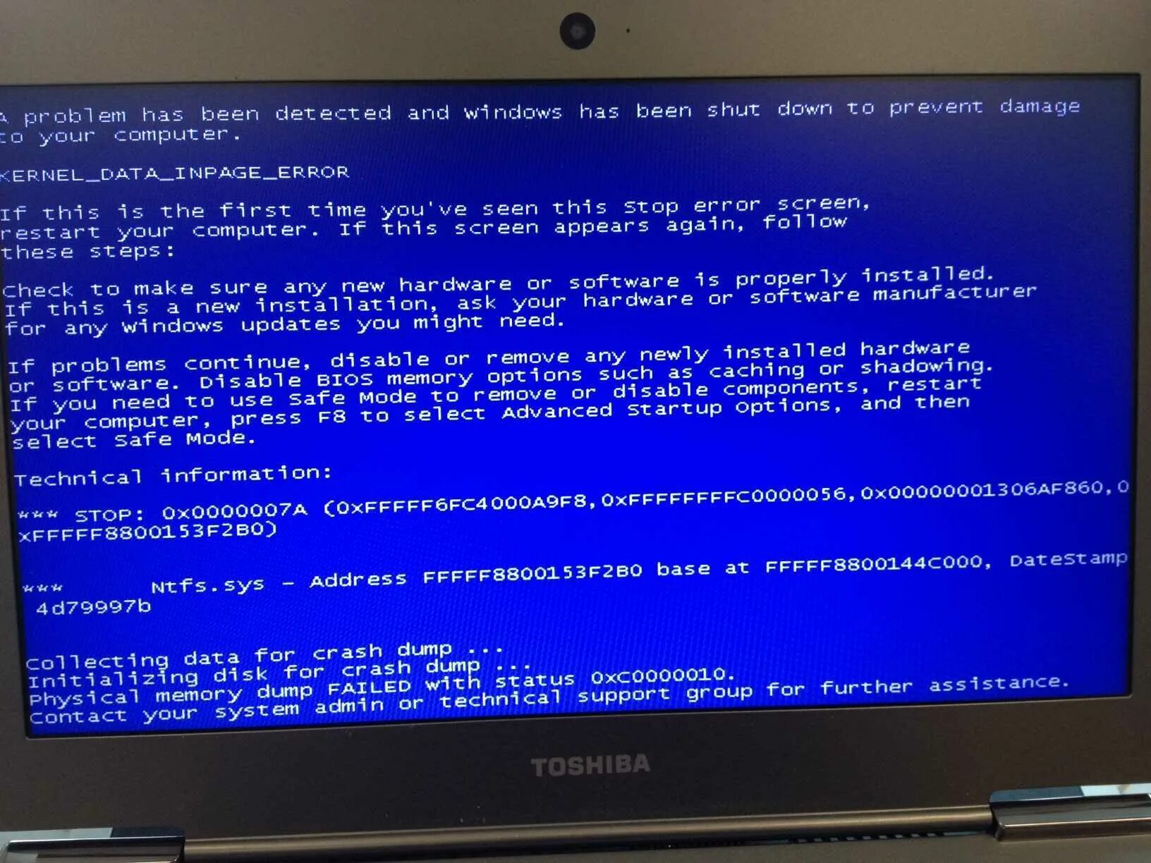 Memory management windows ошибка как исправить. Синий экран смерти 0х0000000а. синий экран 0x00000050. синий экран смерти windows 7 код ошибки 0x0000007a. 0x0000000 экран смерти.