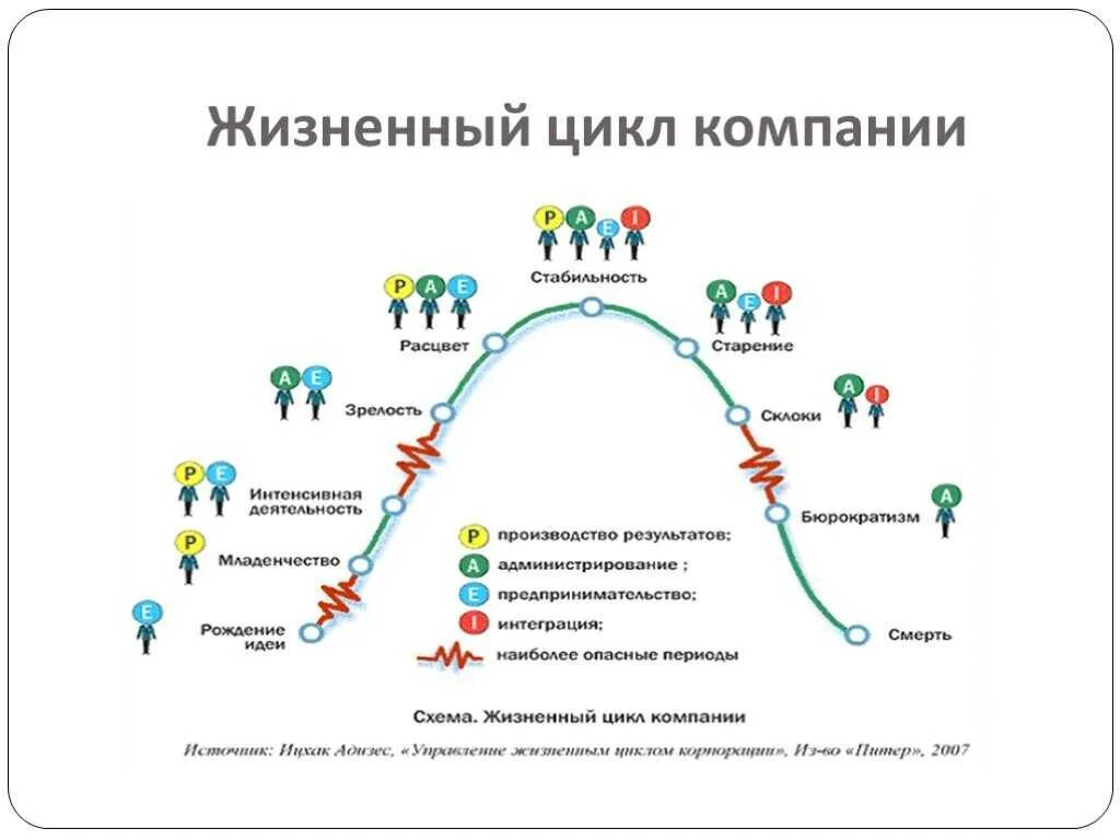 Фазы жизненного цикла компании. Стадии жизненного цикла предприятия. Стадия жизненного цикла предприятия (по и.Адизесу). Этапы жизненного цикла компании.