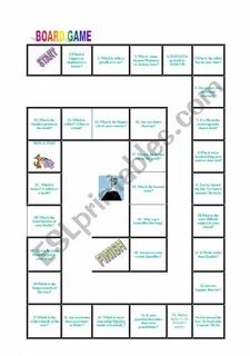 Adjectives board game