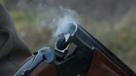 Выстрел охотничьего ружья