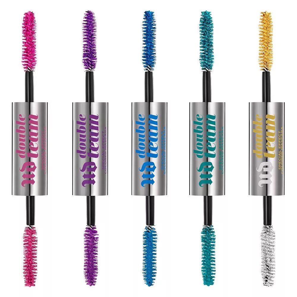 Тушь color. Urban decay тушь. urban decay double team special. цветная тушь маскара. тушь ддк маскара.