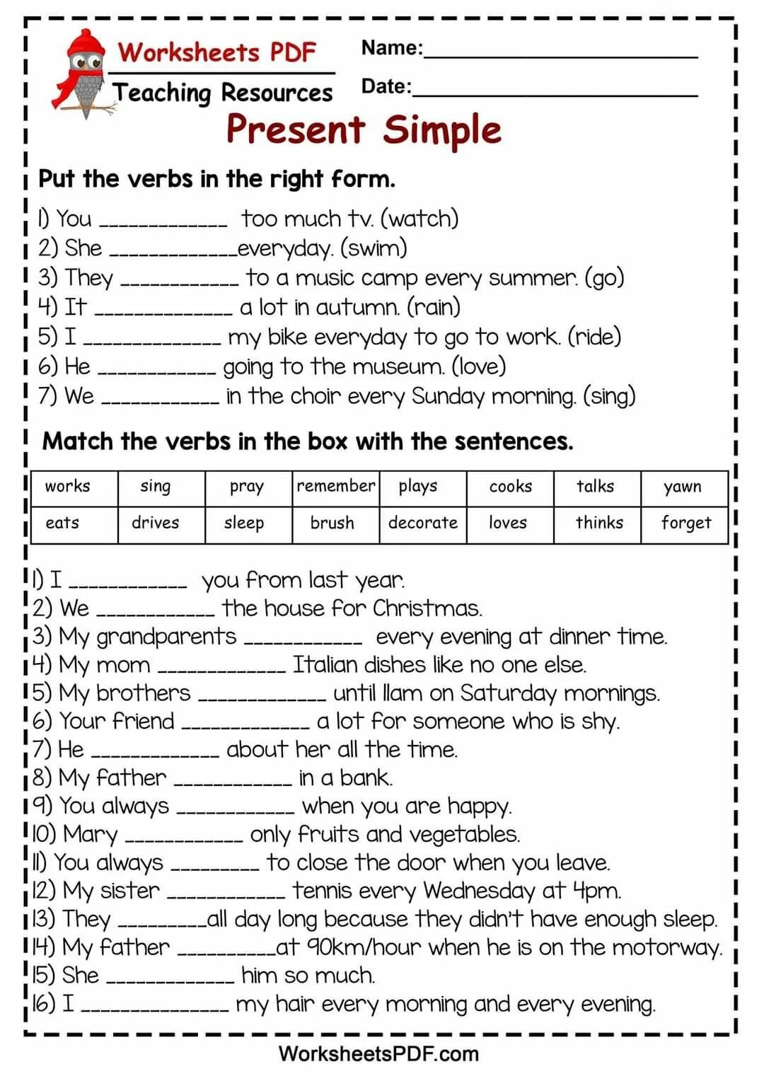 Паст симпл тест 6. Present simple упражнения 5 класс Worksheets. Present simple рабочий лист. Present simple упражнения Worksheets. Present simple вопросы Worksheets.