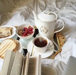 She breakfast in the morning