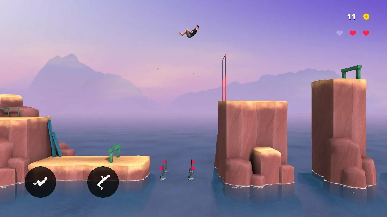 Flip range