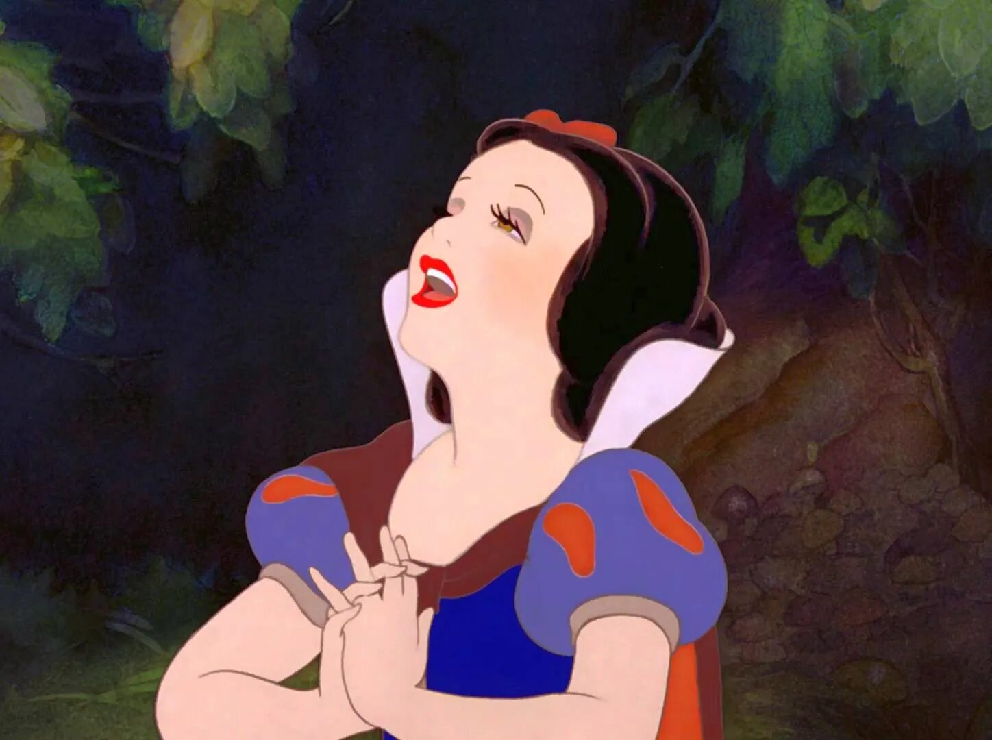 грустная белоснежка. белоснежка дисней кадры. принцесса белоснежка и семь гномов. диснеевская белоснежка. белоснежка и семь гномов мультфильм 1937.