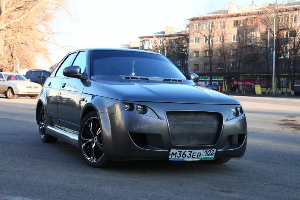 Ваз тюнинг робот Аэродинамический бампер Я Робот для ВАЗ 2108-99 в цвет купить