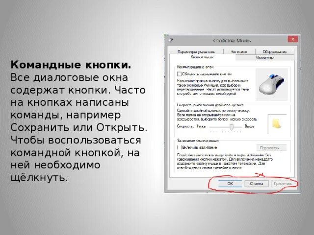 Командные кнопки. Командные кнопки в компьютере. Командные кнопки это в информатике. Что можно выбрать в компьютерном меню.