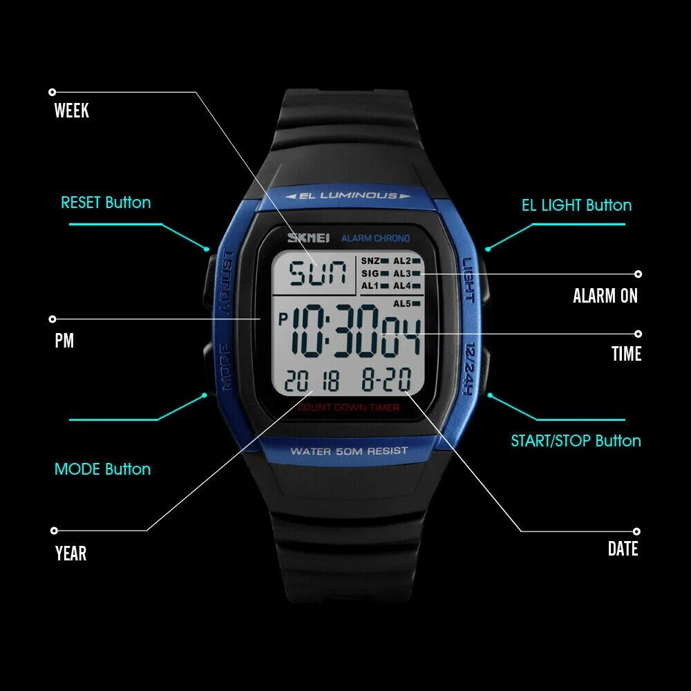 Настроить часы наручные китайские. Skmei 1278. наручные часы skmei alarm chrono. часы наручные skmei 1278. часы skmei water resistant wr 50m.