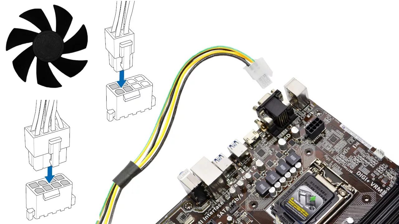 8 Pin 4 Pin питание процессора. Блок питания 4 Pin CPU. Разъем питания процессора 4 Pin + 4 Pin. Блок питания 4pin на процессор. Подключение кулера к материнской плате