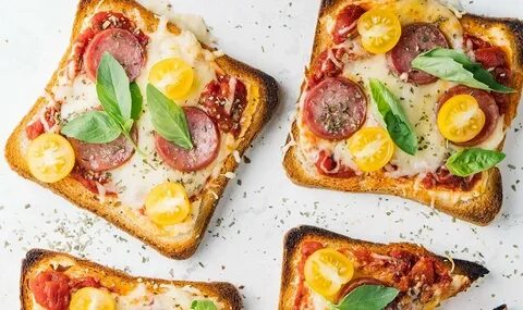 Рецепт мини пиццы на хлебе