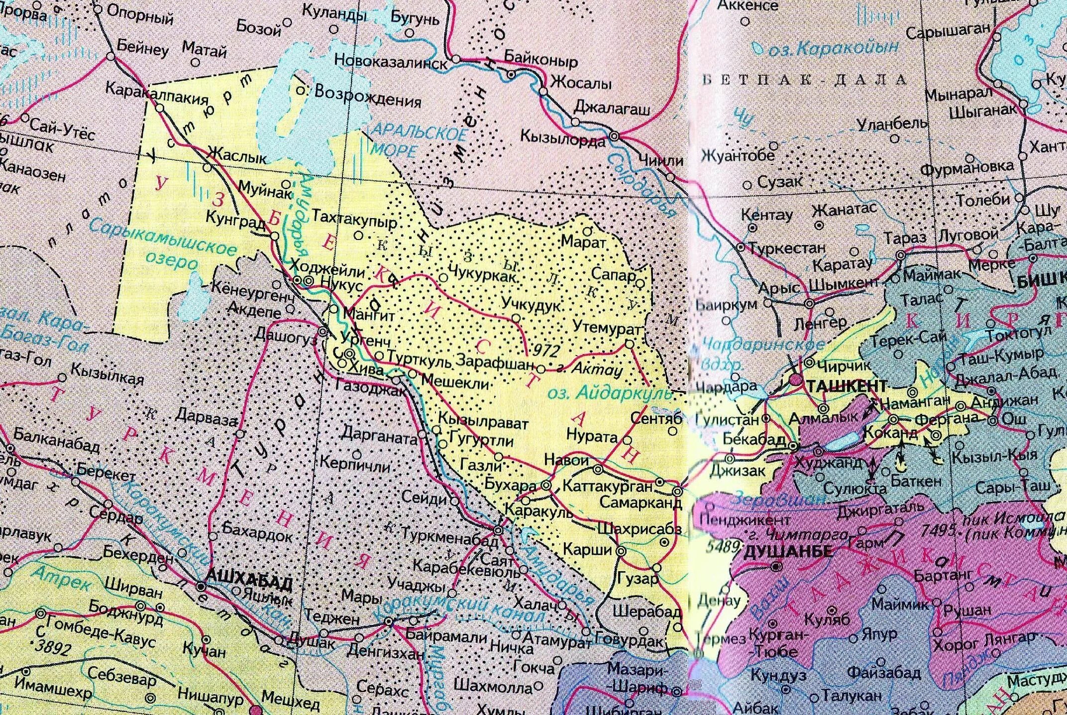 Карта Узбекистана на русском языке с городами подробная. Политическая карта Узбекистана. Карта Узбекистана с городами. Географическая карта Узбекистана.