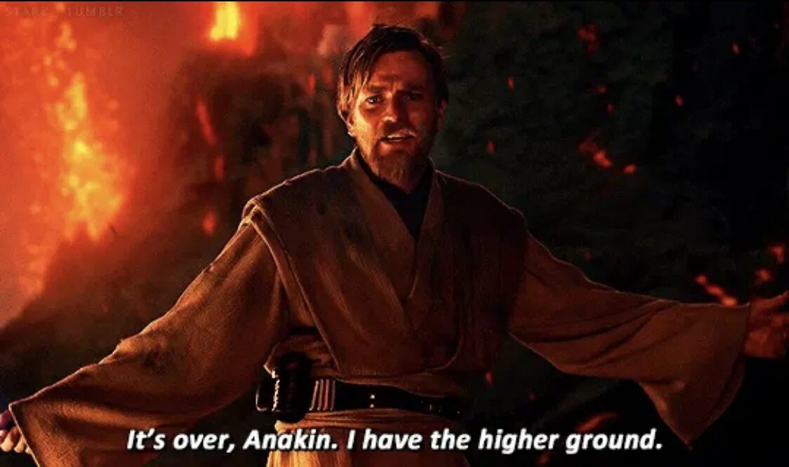 First you have. Оби ван кеноби i have a high ground. оби ван кеноби и энакин мем. оби ван кеноби я стою выше. оби ван энакин я стою выше.