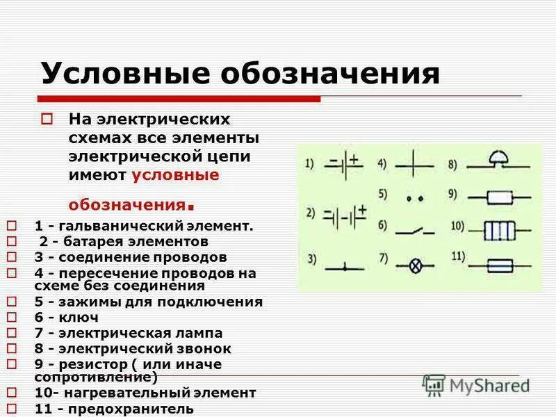 Таблица обозначений элементов электрической цепи. Соединительный элемент электрической цепи. Ключ в электрической цепи обозначение. Батарея элементов условные обозначения элементов электрической цепи