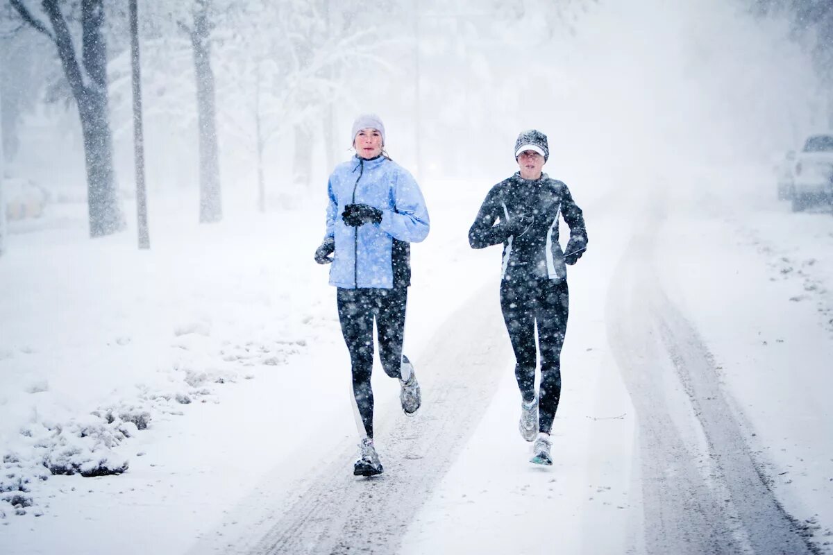 Walking in winter