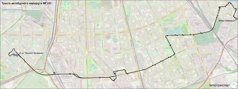 Автобус 241 маршрут остановки и расписание спб