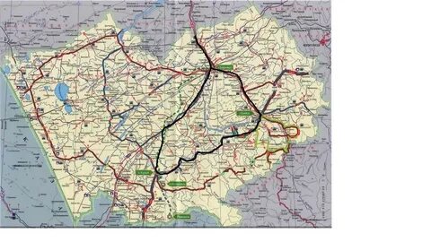 Дороги алтая с населенными пунктами подробная