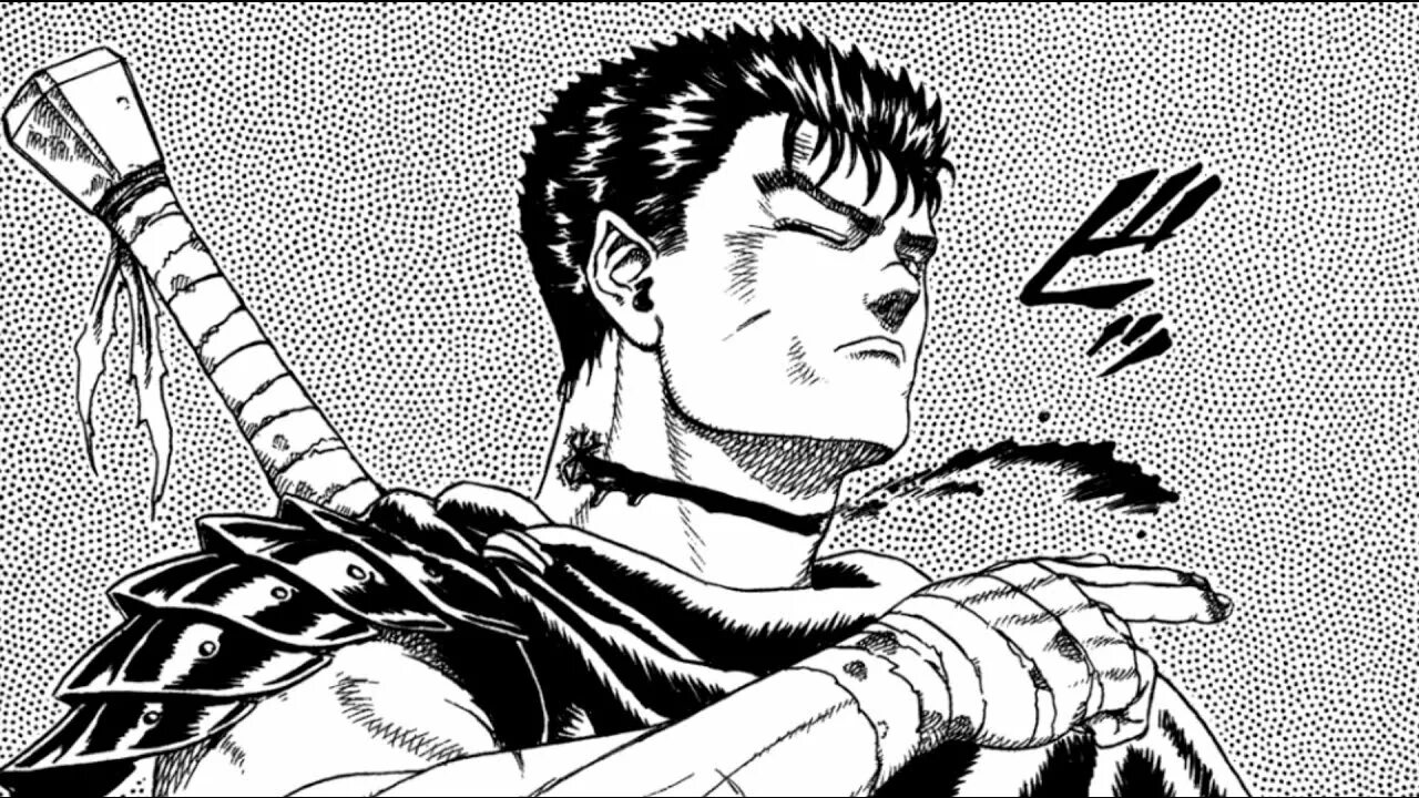 Berserk песня. Берсерк Гатс молодой. Гатс Берсерк Манга. Берсерк 1997 Гатс плачет.
