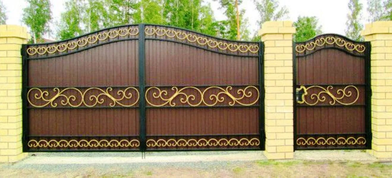 Купить кованые ворота МПА в Нижнем Новгороде по низким ценам