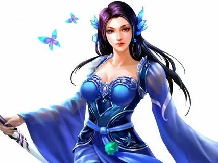 Blue characters