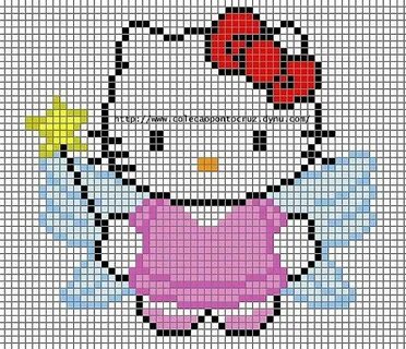 Фигурки крестиком легко