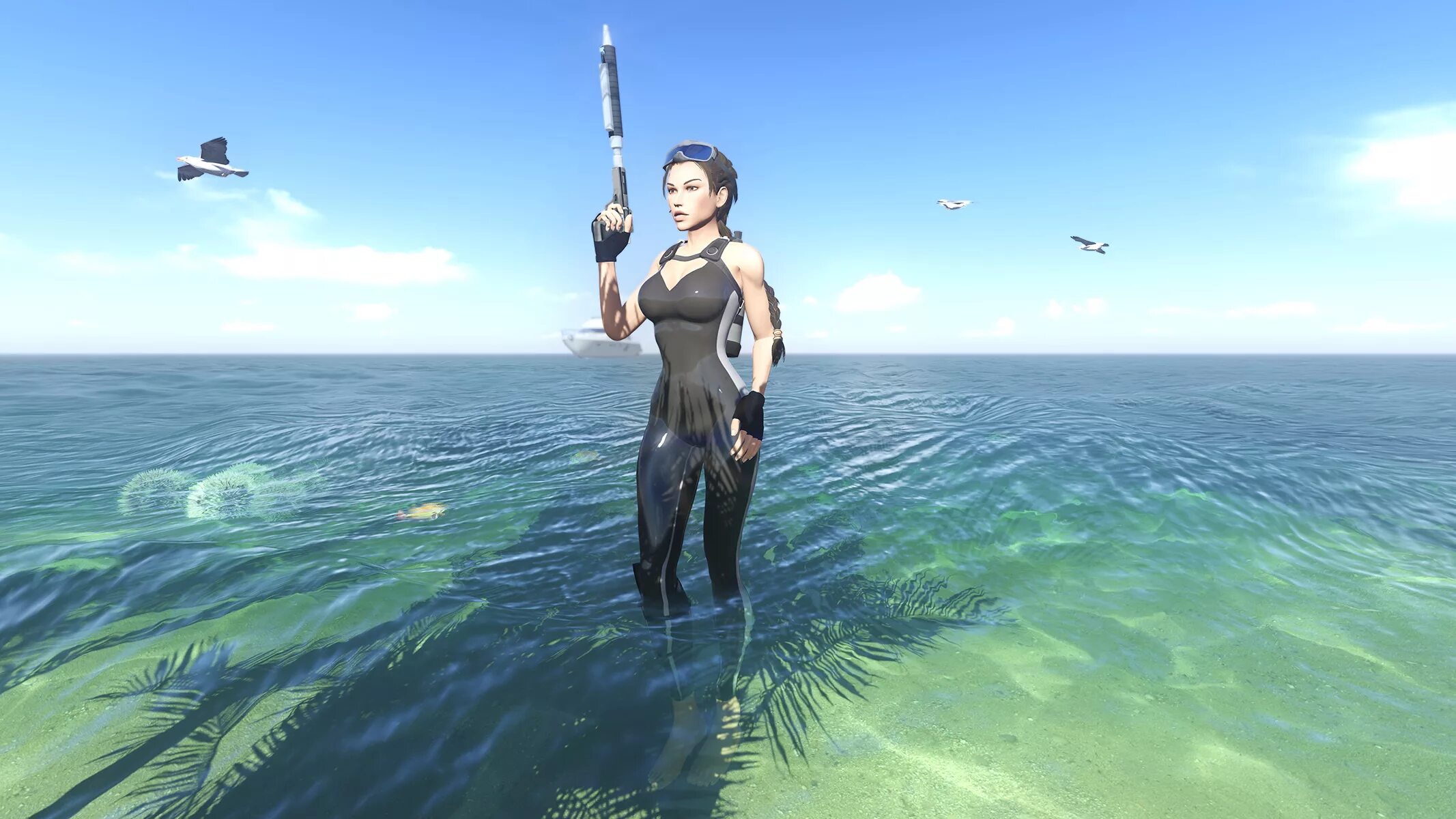 Age of water дата выхода. Tomb Raider Underworld Lara. Tomb Raider: Underworld. Средиземное море.\.