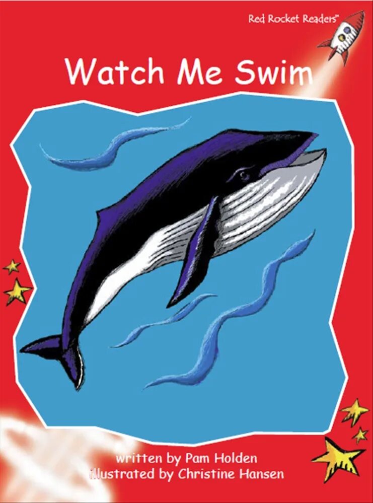 Watch me swim. Silent book Swim.