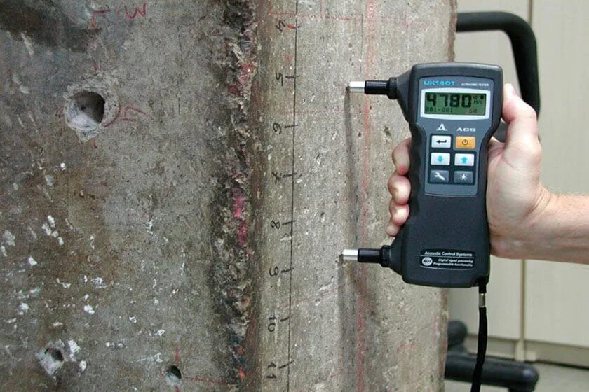Измерение трещин. Измеритель прочности бетона ук1401м. Ультразвук для бетона прибор УК 1401м.