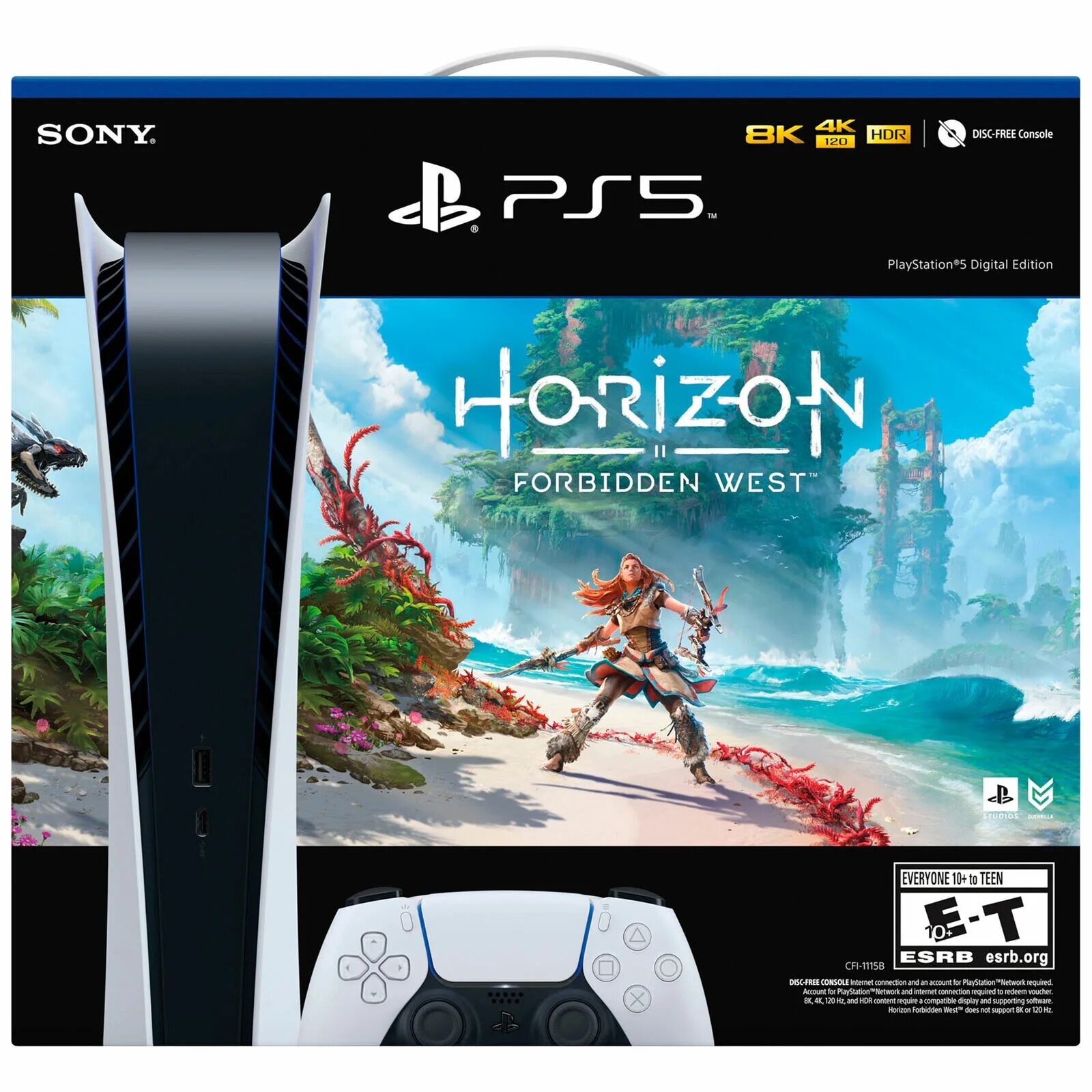 Sony playstation 5 digital edition отзывы. Ps5 Digital Edition. Sony PLAYSTATION 5 Digital Edition. Хоризон приставка диск. Horizon Forbidden West обложка ps4 ps5.