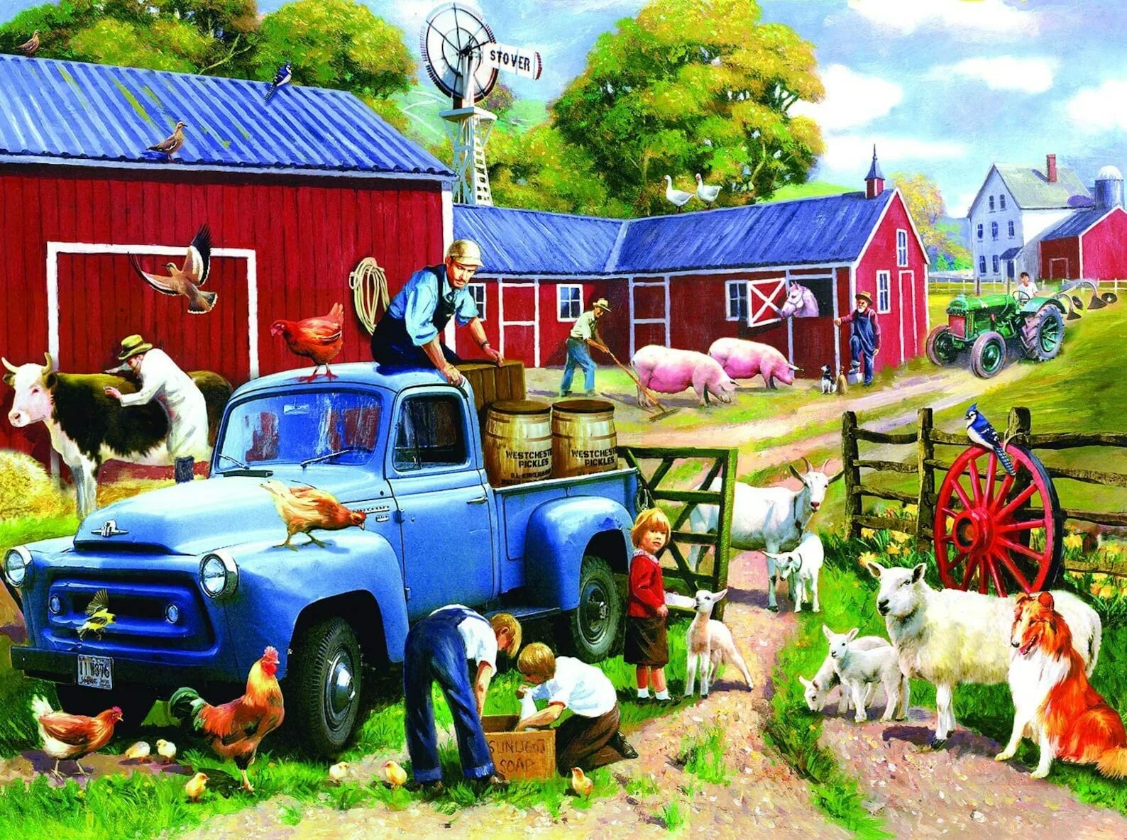 Картинка ферма. On the Farm тема. Ферма весной. Ферма весной картина. Весна на ферме.