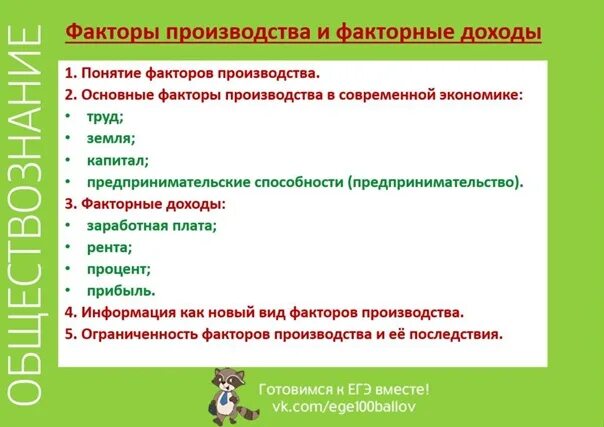 Экономические факторы егэ. План по обществознанию факторы производства. Факторы производства и факторные доходы. Факторы производства и факторные доходы план. Факторы производства план ЕГЭ.