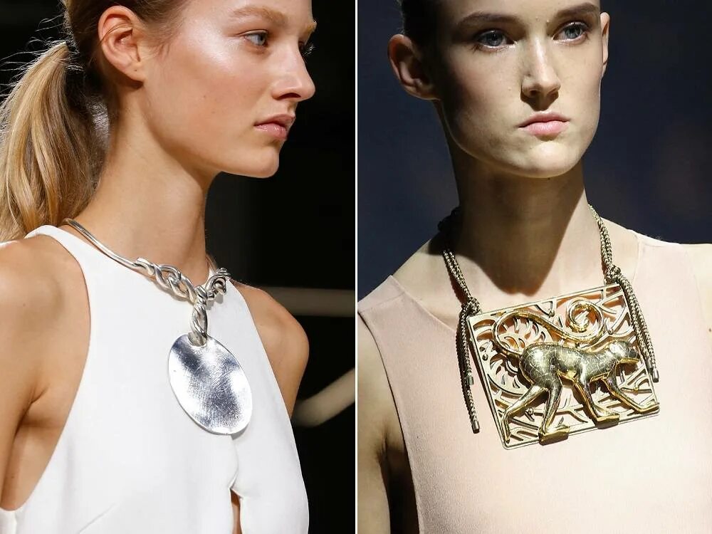 Подиум для украшений. Трикотажное цветное платье. Модные украшения. Тенденции 9. Тенденции 9.