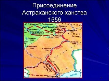 В каком году была присоединена астрахань