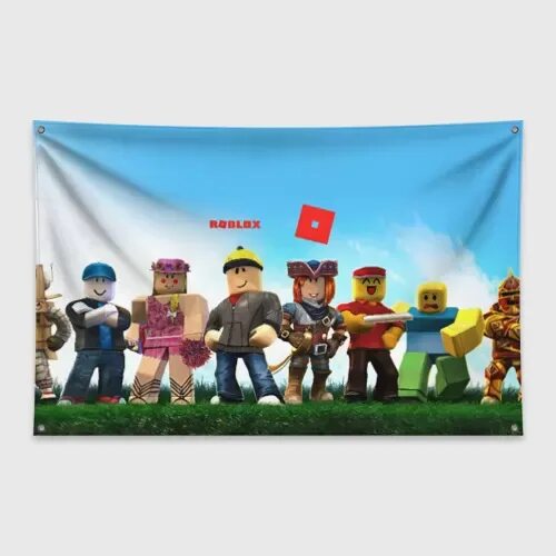 Roblox flag. Баннер РОБЛОКС. Флаг РОБЛОКСА. РОБЛОКС флажки. Игра флажки в РОБЛОКСЕ.