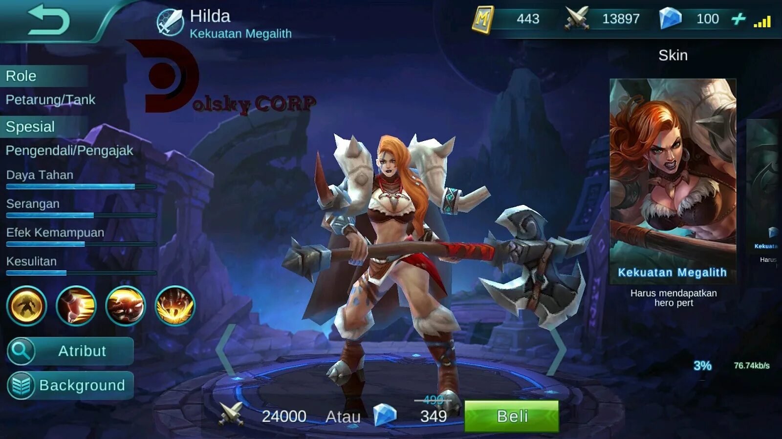 Легенда мобайл Hilda. Шах Торре mobile Legends.