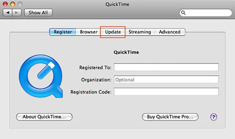 Invalid registration