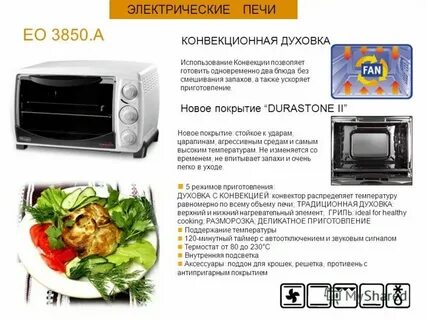 Рецепты для электрической печи с конвекцией