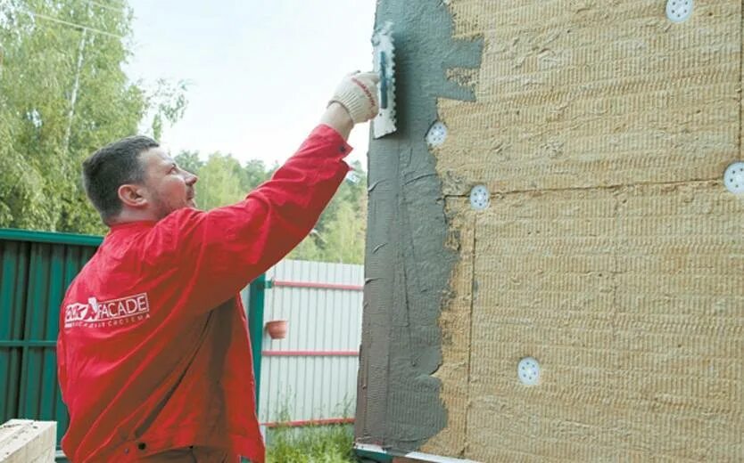 Штукатурный фасад Rockwool. Утеплитель Роквул мокрый фасад. Утеплитель Технофас под штукатурку. Технология утепления стен снаружи минватой. Утепление минватой под штукатурку