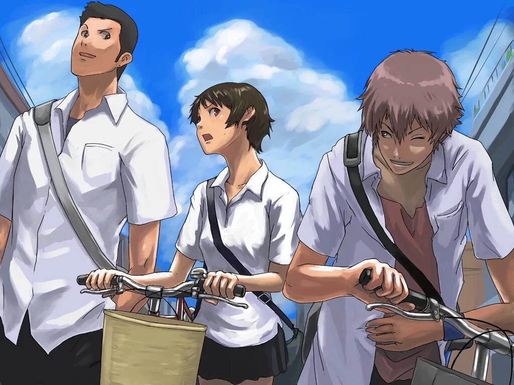 Девочка покорившая время кадры. The girl who leapt through time. Макото и чаки. Макото конно. Макото и чаки.