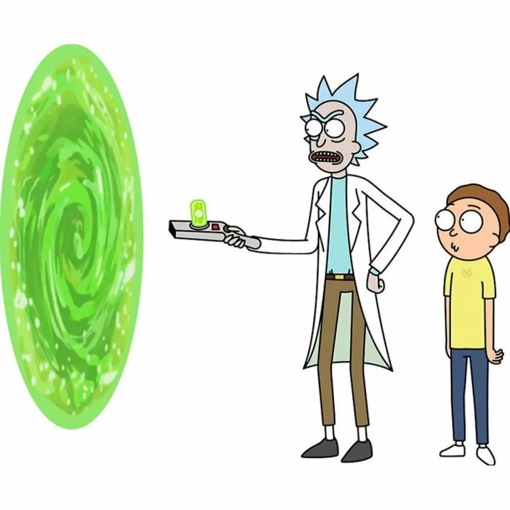 Rick and morty жидкость. Потальная пушка Рик иморти. Портал Рика и Морти. Рик Санчес с портальной пушкой. Rick and Morty портальная пушка.