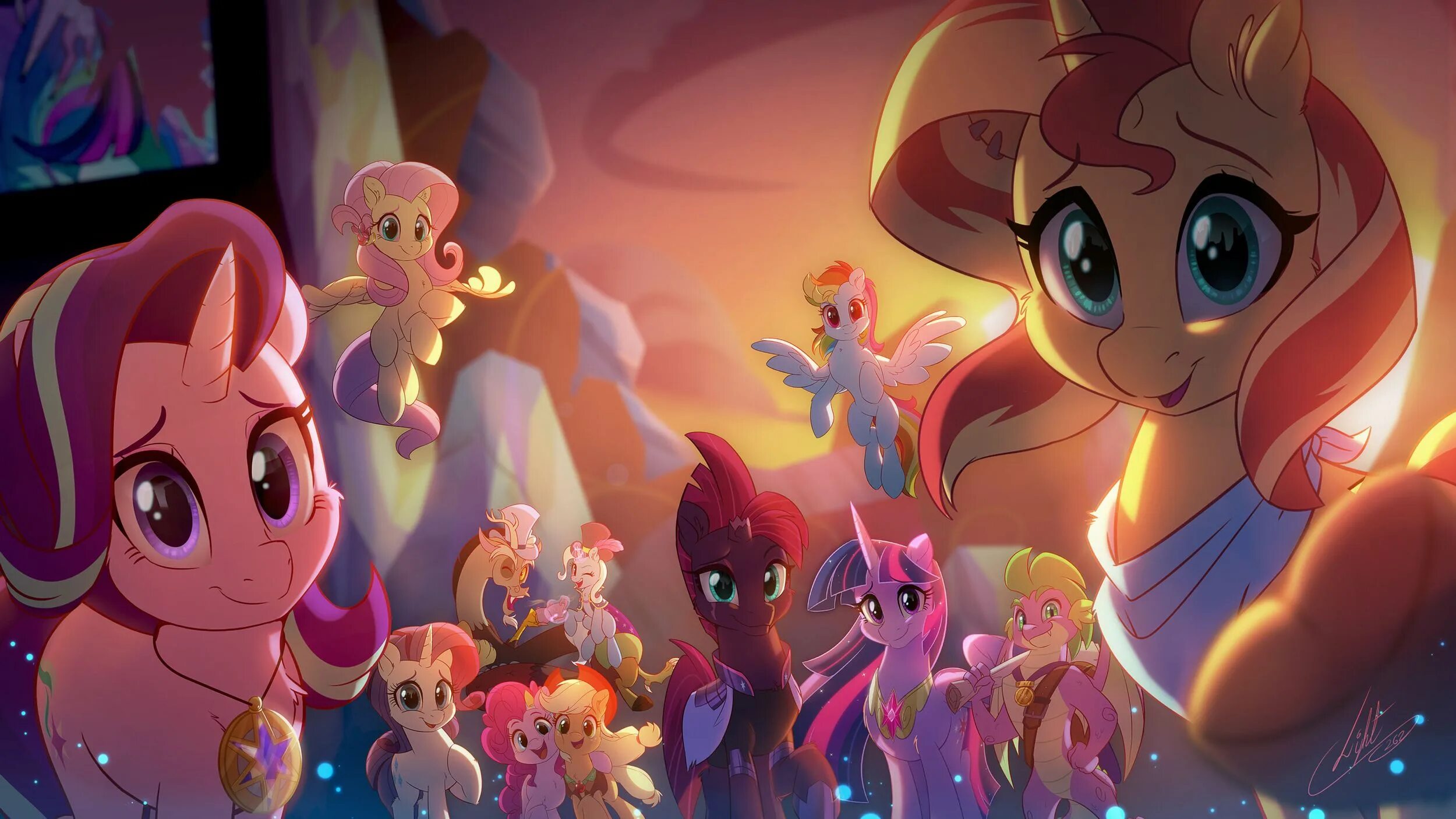 My little pony сборник. Light262 MLP. Темпест Шедоу и Сансет Шиммер. Mane 6 Pony.