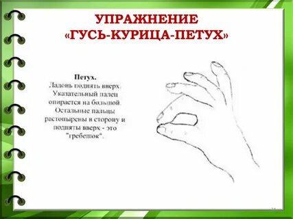 Упражнение гусь
