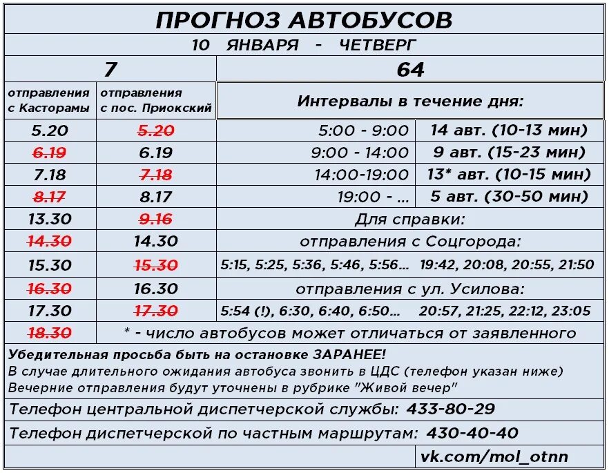 Номер диспетчера автобусов