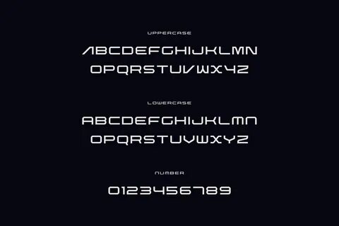 Sci fi шрифты
