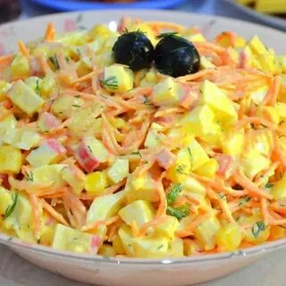 Вкусной дешево быстро салат