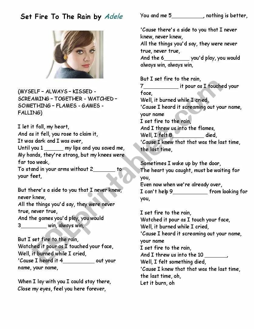 To the rain adele перевод. I Set Fire to the Rain текст. Set Fire to the Rain Lyrics. Adele Set Fire. Текст Fire to the Rain Adele.