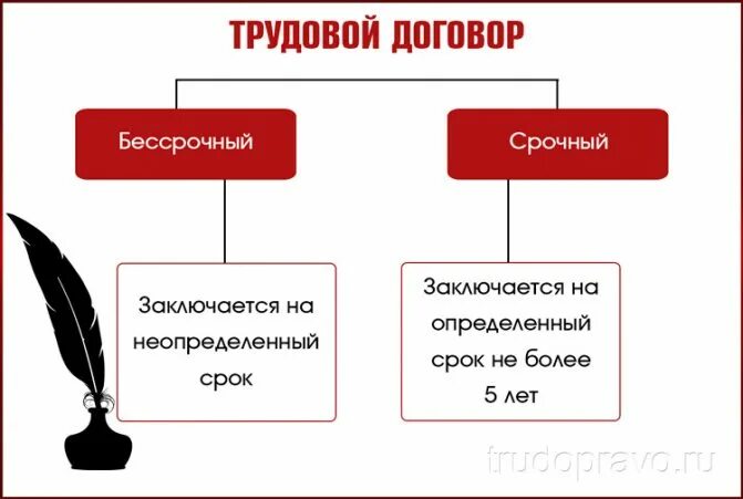 Виды трудового договора. Срочные и бессрочные. Срочный и бессрочный договор. СПОЧНОЕ бессрочные трудовые договоры.