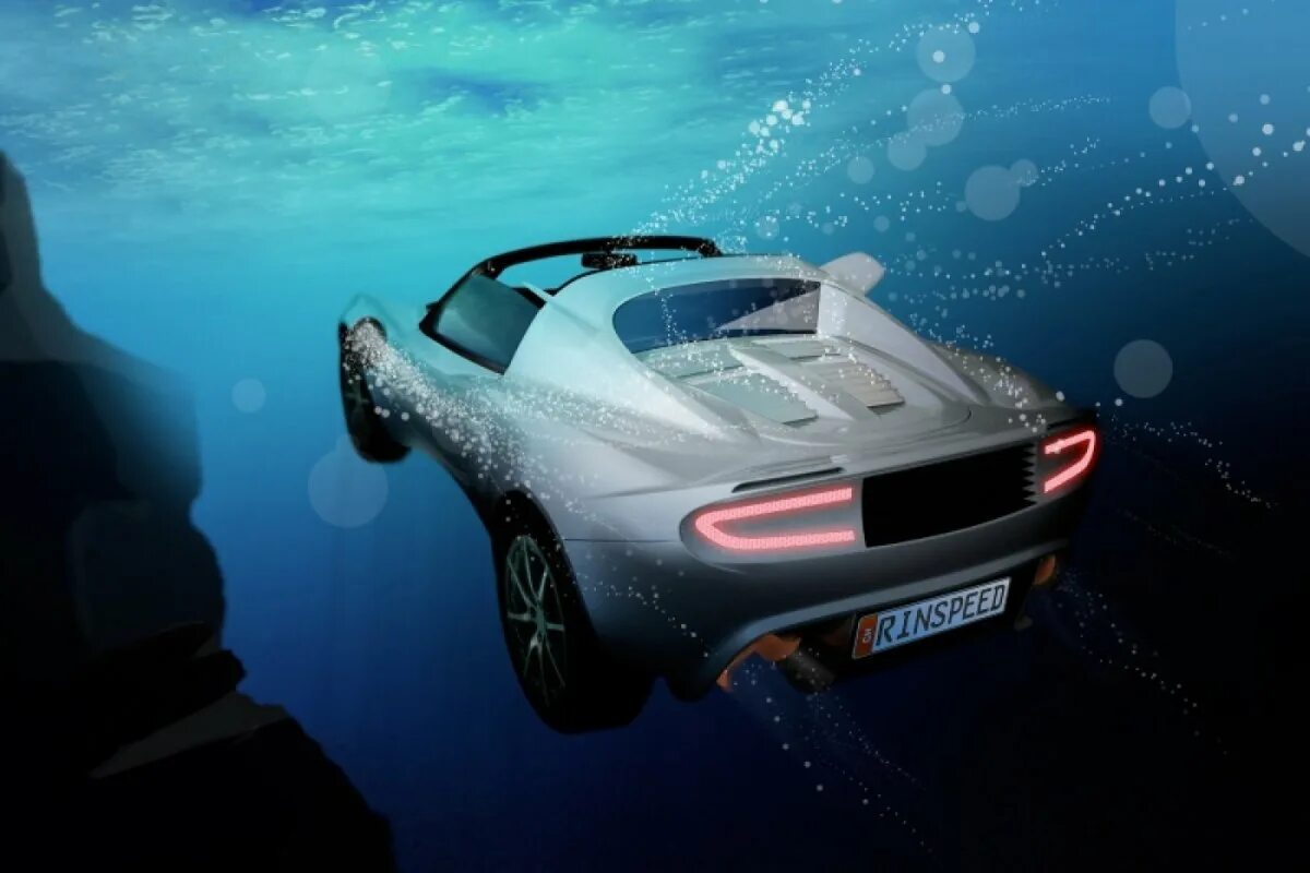 Включи машина под водой. Rinspeed squba. подводные машины. плавающий китайский автомобиль. машина подводная лодка.
