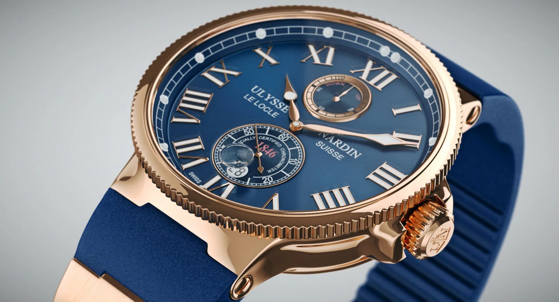 Швейцарские часы Ulysse Nardin Diver 263-10-3R/93 ref: 263-10-3R/93