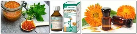 Настой цветов календулы