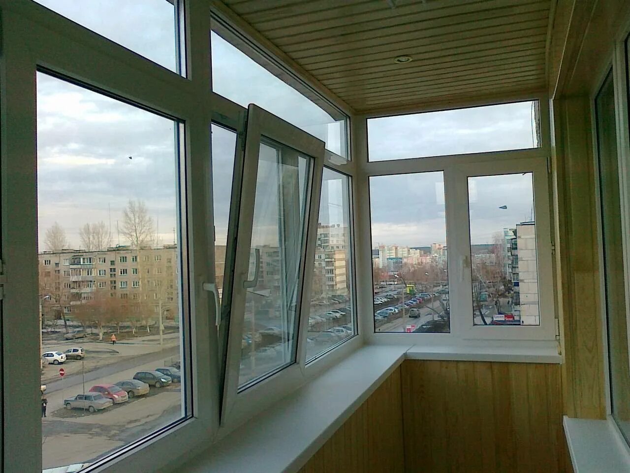 Балконы сколько рам